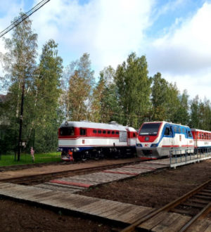 В Петербурге запустили составы по детской железной дороге