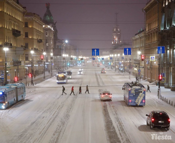 Ночь на 23 февраля в Петербурге стала второй самой холодной за эту зиму