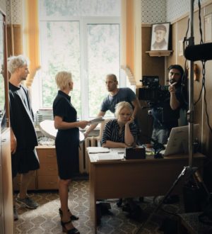 Появились кадры со съёмок сериала «Ольга» с Еленой Валюшкиной и Фёдором Лавровым
