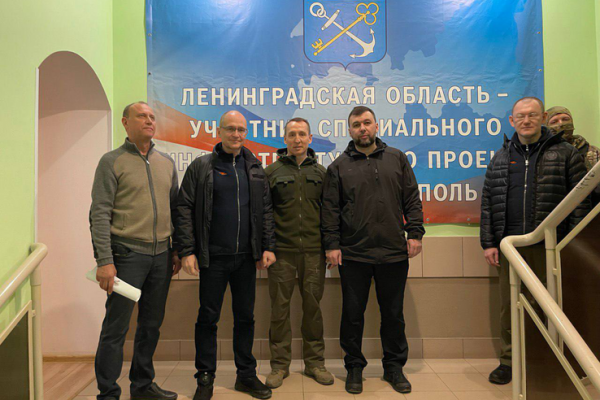 Сергей Кириенко побывал в штабе Ленобласти в Мариуполе Сергей Кириенко побывал в штабе Ленобласти в Мариуполе
