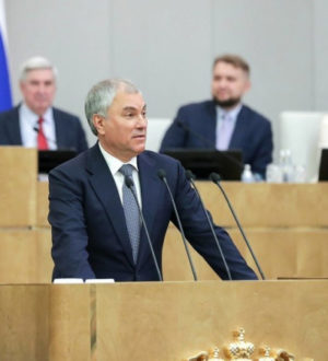 Володин защитил Конституцию от нападок Зюганова