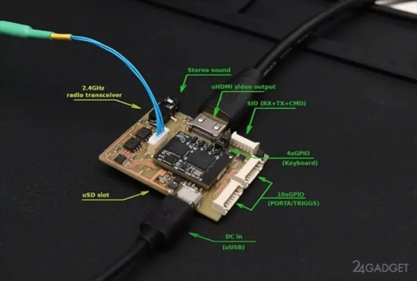 Энтузиаст создал копию компьютера Atari размером с монету (3 фото)