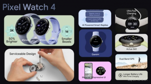 Google представила смарт-часы Pixel Watch 4 с улучшенной автономностью Google представила смарт-часы Pixel Watch 4 с улучшенной автономностью