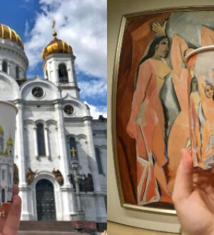 Бросить академию, взять стаканчики и нарисовать весь мир. У него получилось