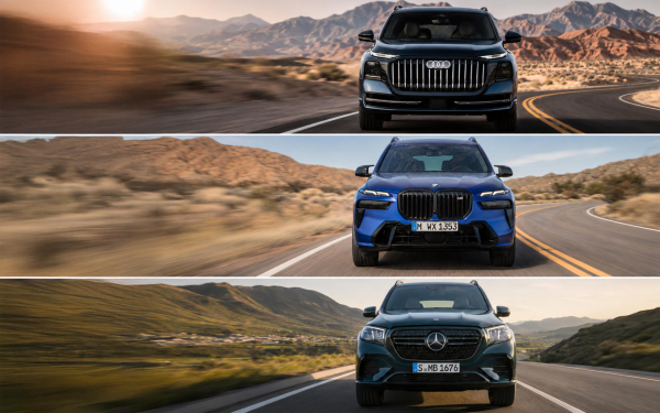 Новый Audi Q9 против Mercedes-Benz GLS и BMW X7. Сравнение, мнения и цены
Новый Audi Q9 против Mercedes-Benz GLS и BMW X7. Сравнение, мнения и цены