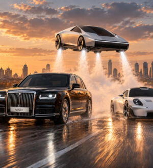 Новый Aurus Senat, летающая Tesla и автосалон в Париже. Итоги недели
